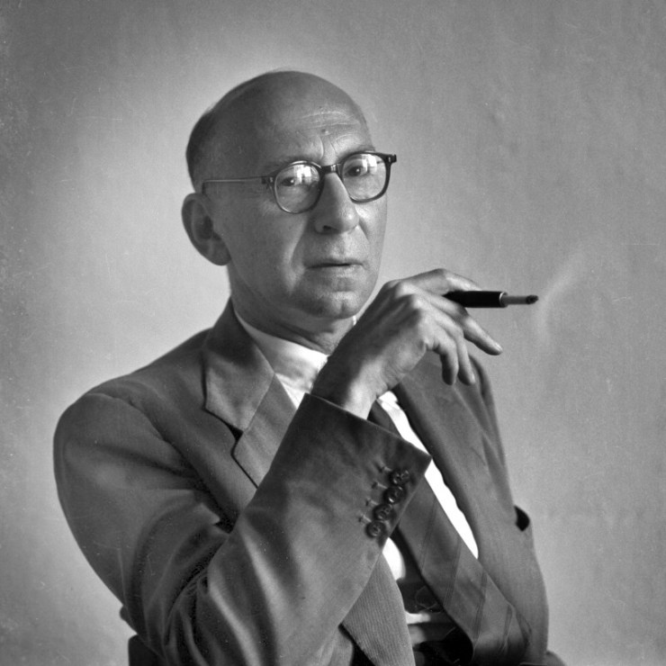 Антоний Слонимский, Варшава, 1950-е годы, фото: Владислав Славный / Forum